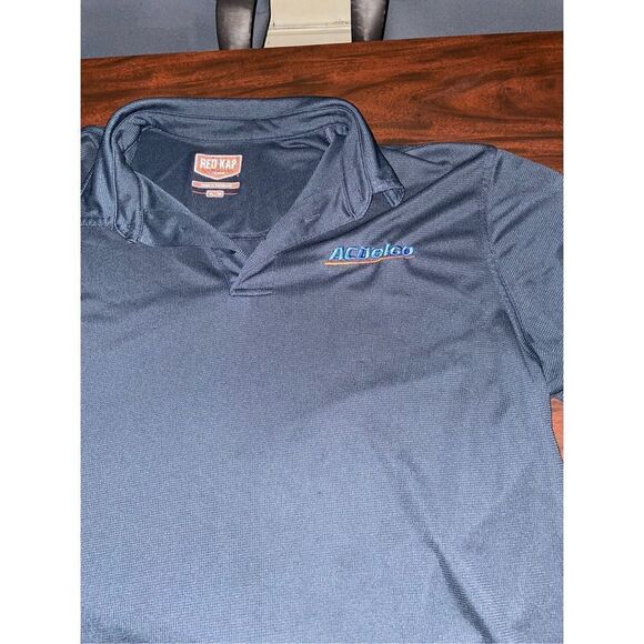 AC Delco Dark Navy Men’s XL Short Sleeve Collared Button Shirt - Picture 2 of 8